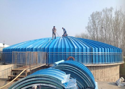 玻璃鋼集氣罩安裝中